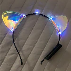 Light up festival kitty ears